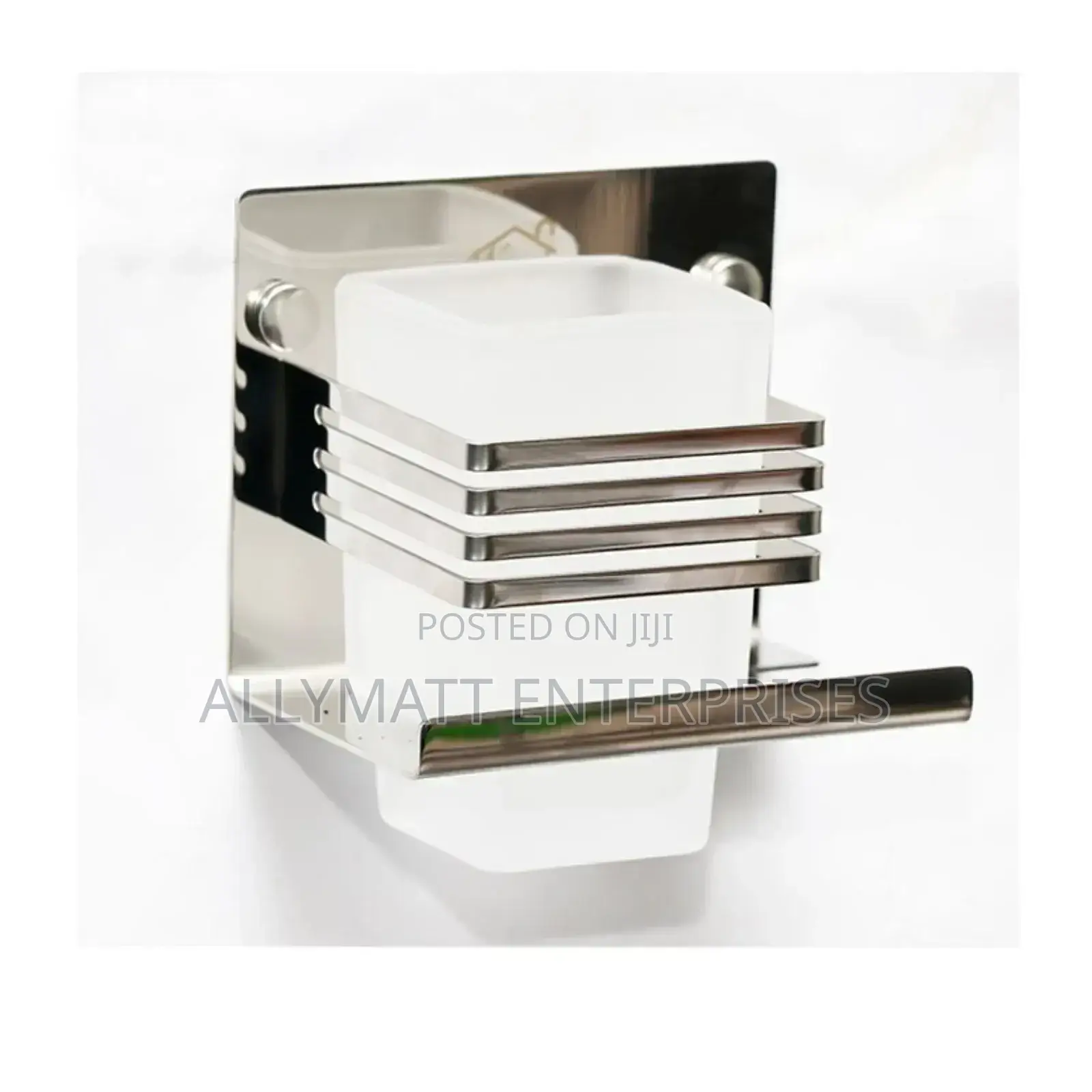 Silver Single Tooth Brush Holder