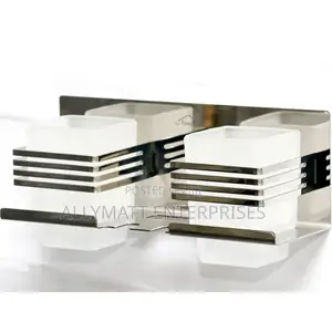 Double Stainless Tooth Brush Holder