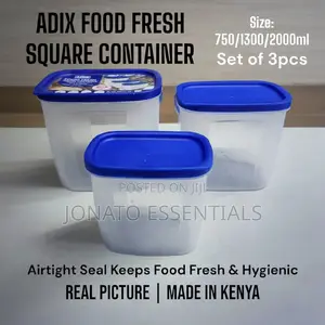 3pc Square Storage Containers Set
