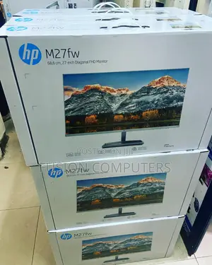HP M27fw 27" FHD Ultra Slim LED Monitor White Color M27fw!
