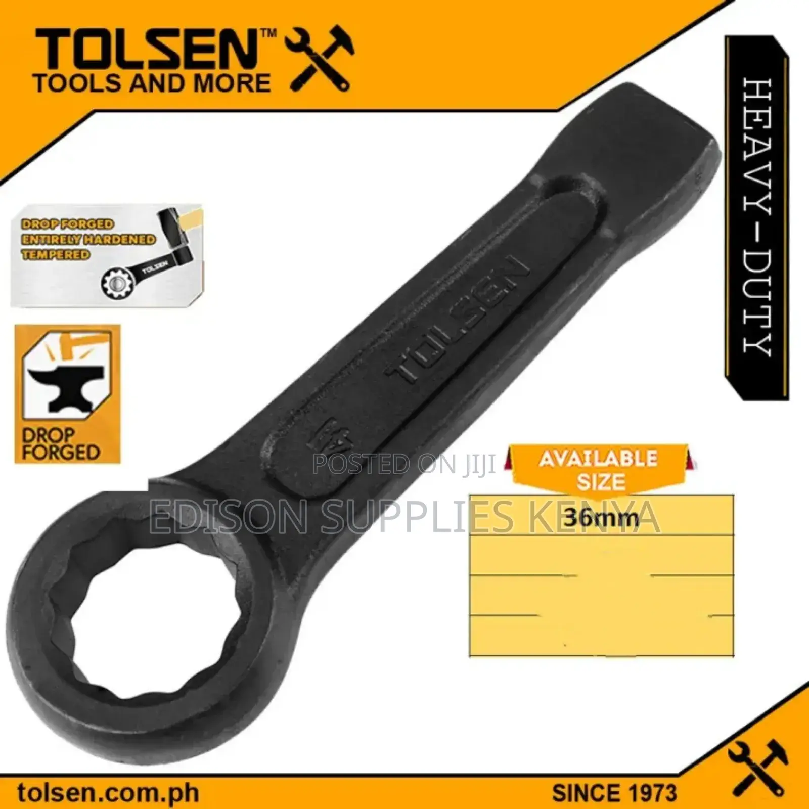 Ring Slogging Wrench Tolsen Heavy Duty Ring Wrench