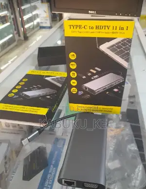 Type-C Docking Station 11-in-1 Expansion Dock USB3.0 Gigabit