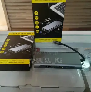 USB Type-C to HDMI 11 in 1 USB Hub With Vga, Ethernet