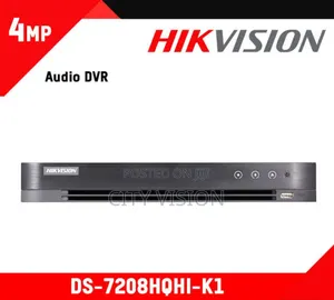 8-Ch 1080P 1U H.265 DVR Ds-7208hqhi-