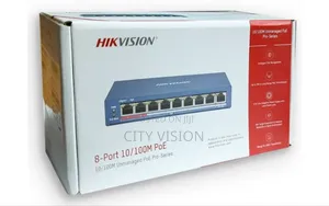 Hikvision DS-3E0109P-E/M(B) 8 Ports 100mbps Unmanaged Poe