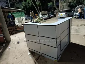 L Shaped Reception Table