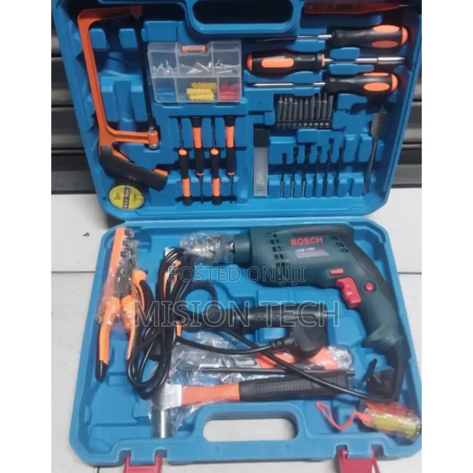 Bosch Complete 117 Toolsets With Apowerful Drill