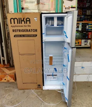 Mika 168 Litres Double Door Refrigerator Top Freezer