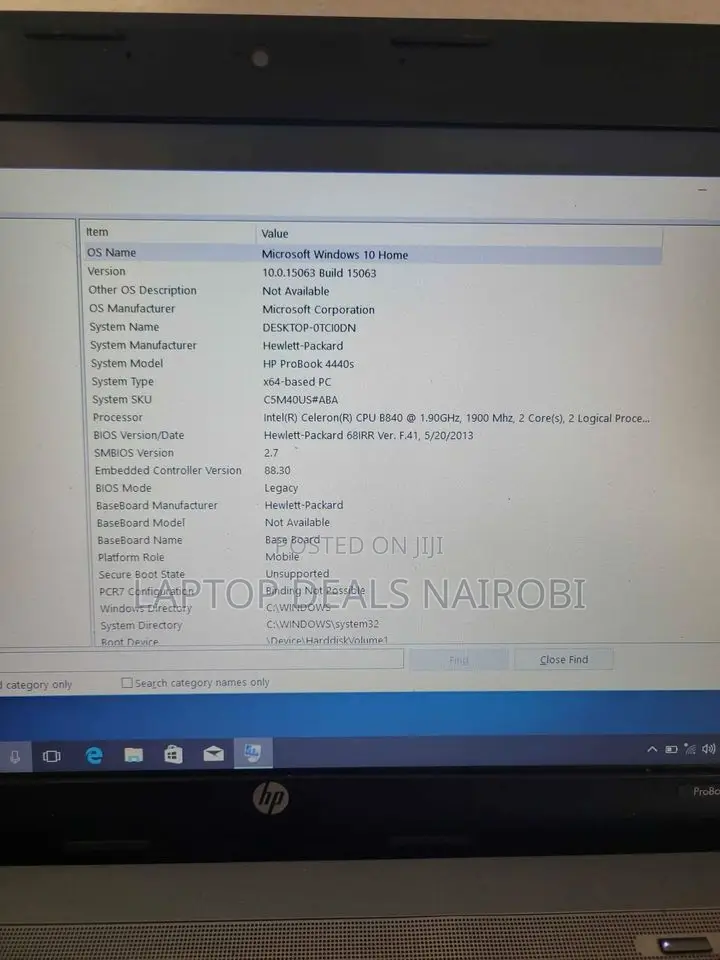 Laptop HP ProBook 4445S 4GB Intel Celeron HDD+SSD 320GB