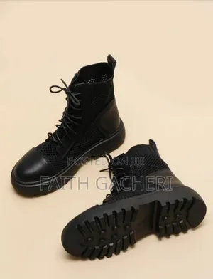 Mesh Combat Boots