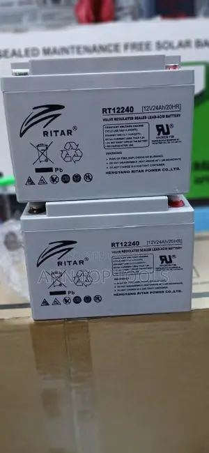 24 Ah Ritar Solar Backup Batteries