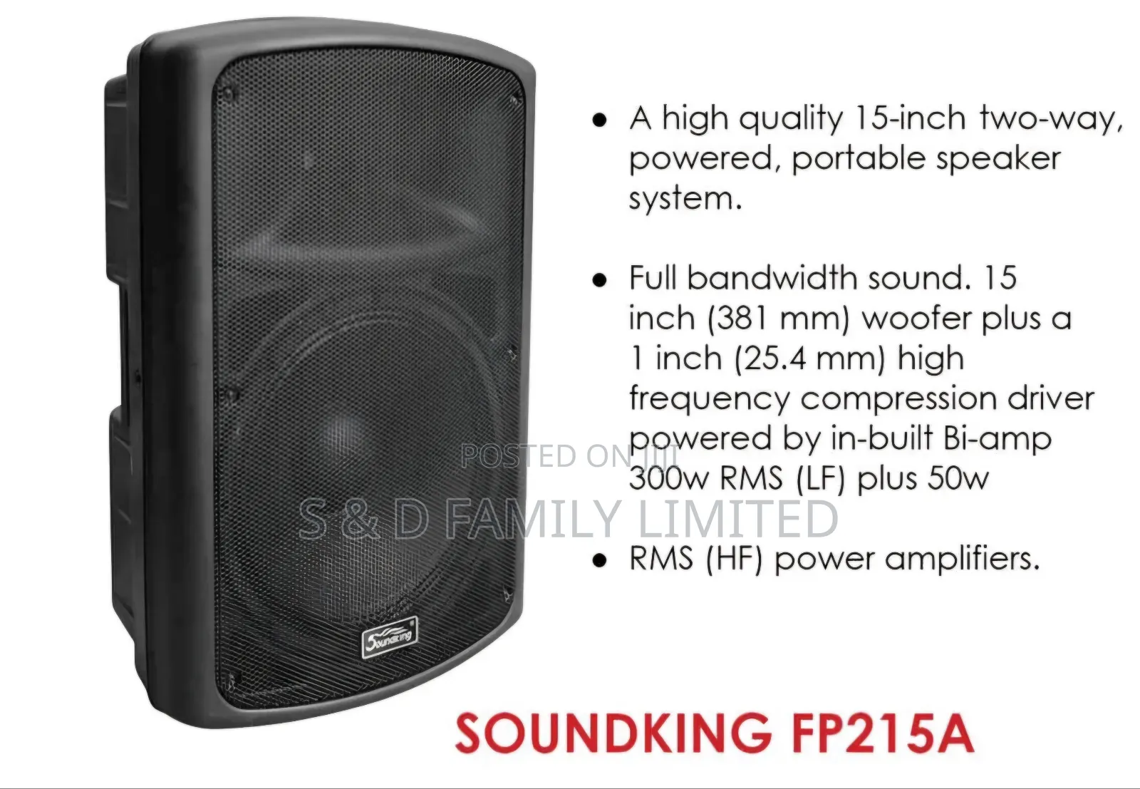 Soundking FP215A Active Speaker