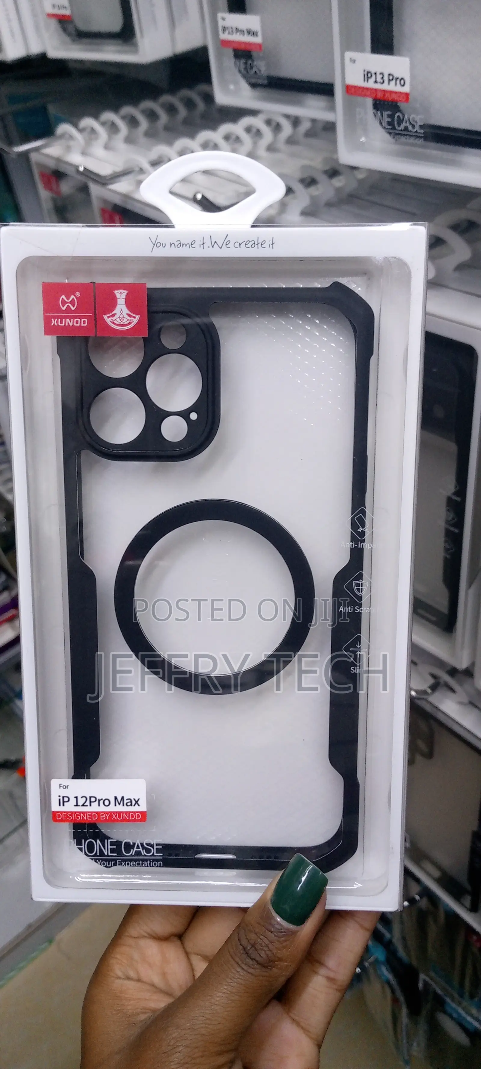 Xundd Magsafe Transparent Case for iPhone 12 Promax