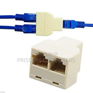 RJ45 CAT5 CAT6 Ethernet Splitter Connector Adapter