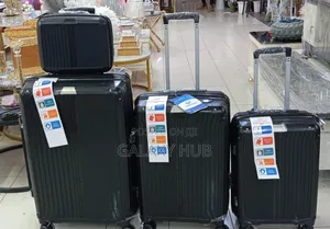 Luxurious 4 in 1 Travel Rubber Suitcase Bags