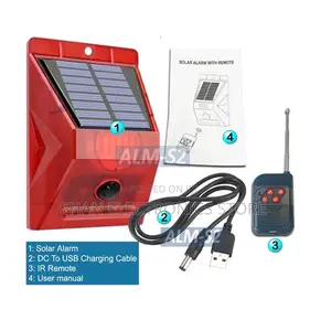 Solar Alarm System With Motion Detection Features