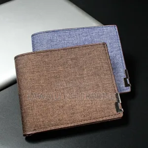 Dark Brown Denim Wallet