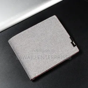 Grey Denim Wallet