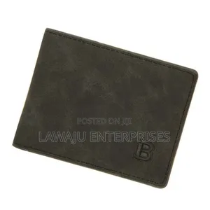 Black Men's Fashion Slim Wallet