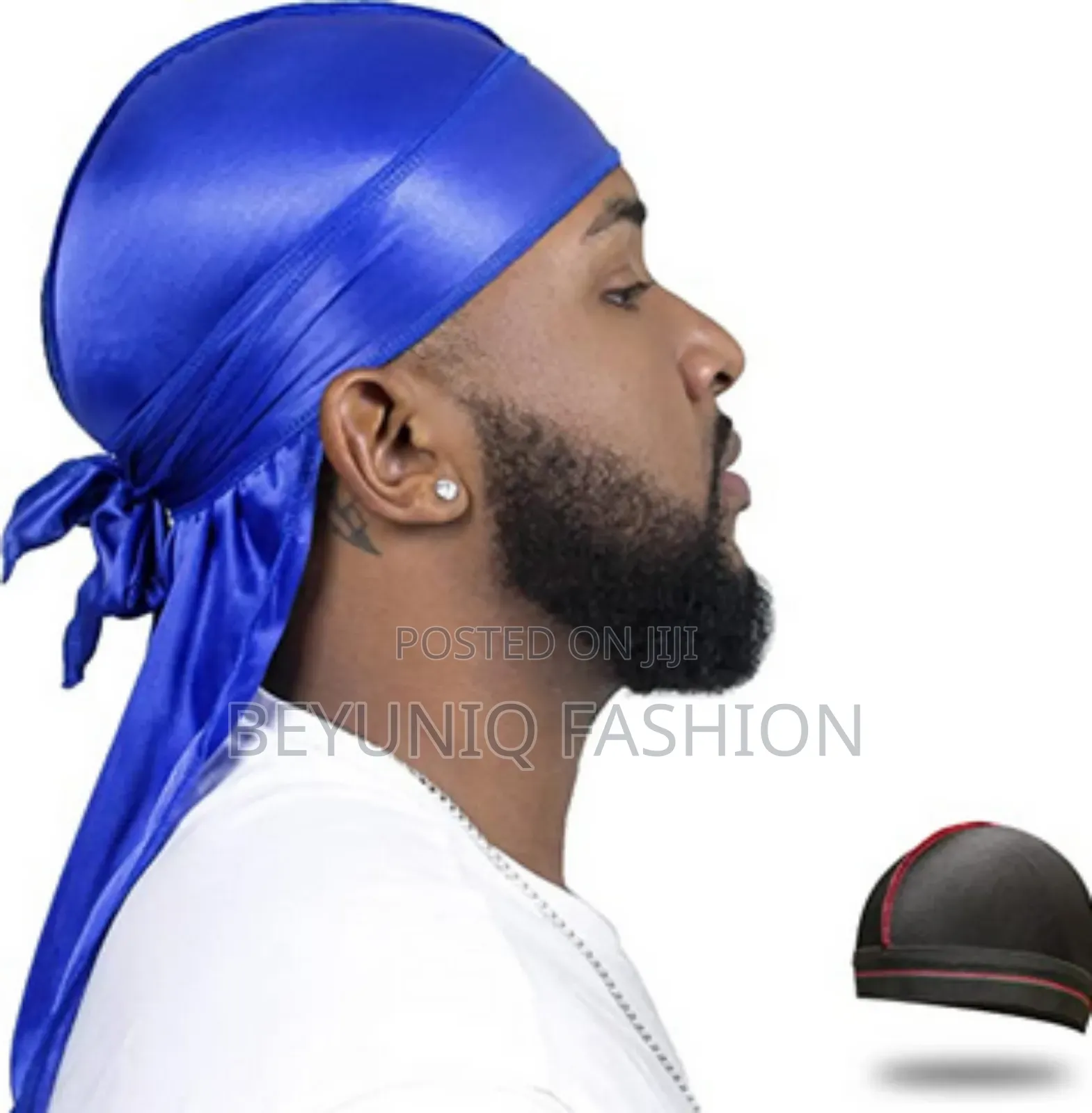A Set of Silk Durag + Wave Cap - Quality Guaranteed