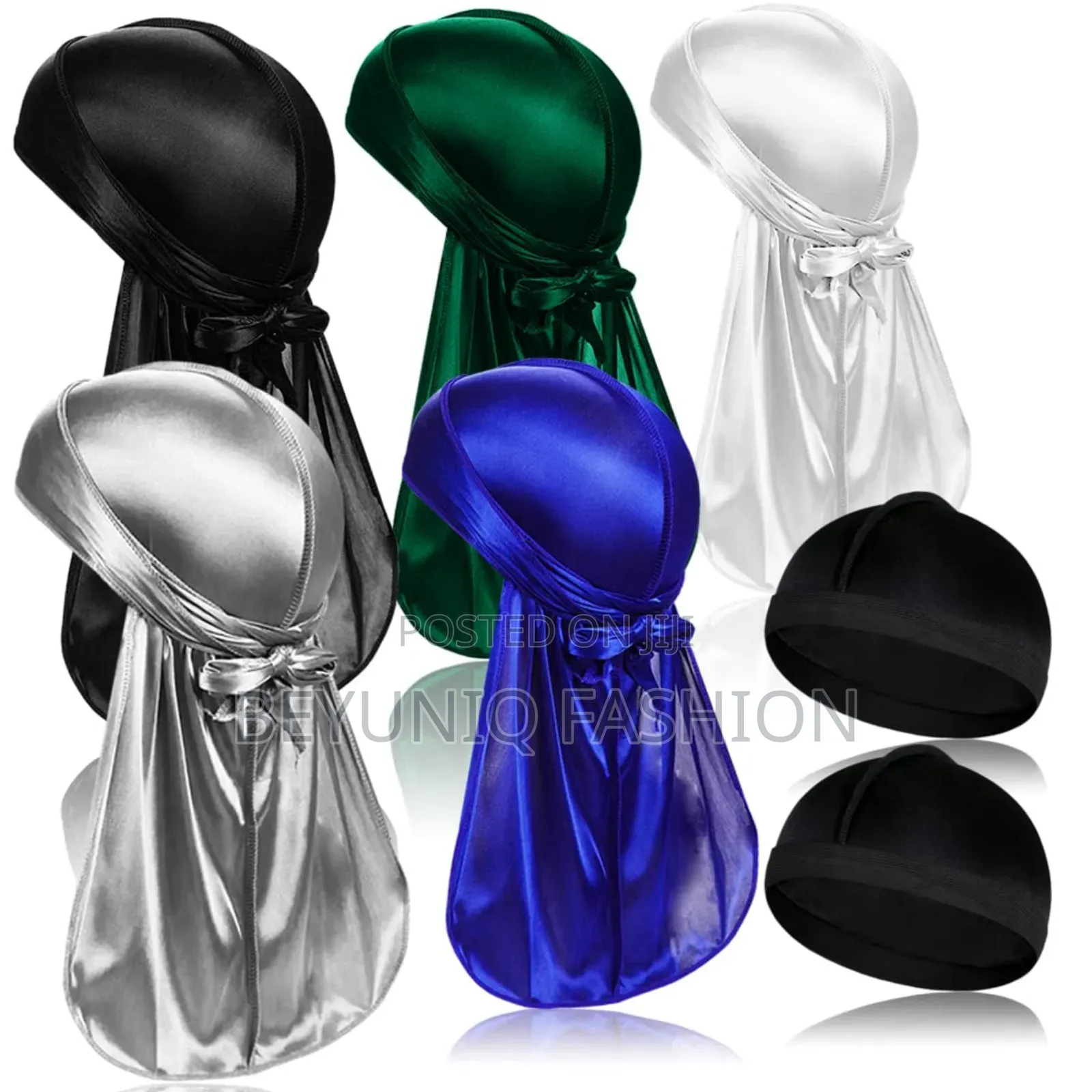 A Set of Silk Durag + Wave Cap - Quality Guaranteed