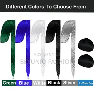 A Set of Silk Durag + Wave Cap - Quality Guaranteed