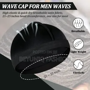 A Set of Silk Durag + Wave Cap - Quality Guaranteed