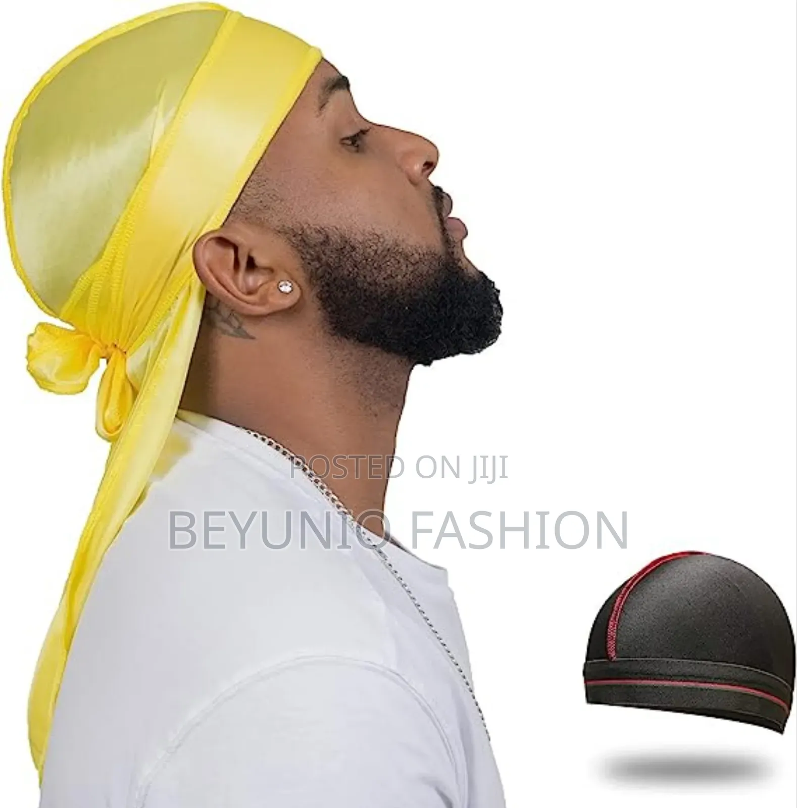 A Set of Silk Durag + Wave Cap - Quality Guaranteed