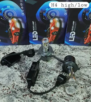 H4 LED Projector Headlight Bulbs High/Low
