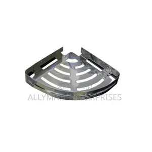 Single Silver Corner Shelf