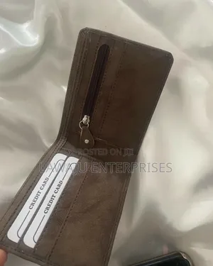 Dark Brown Denim Wallet