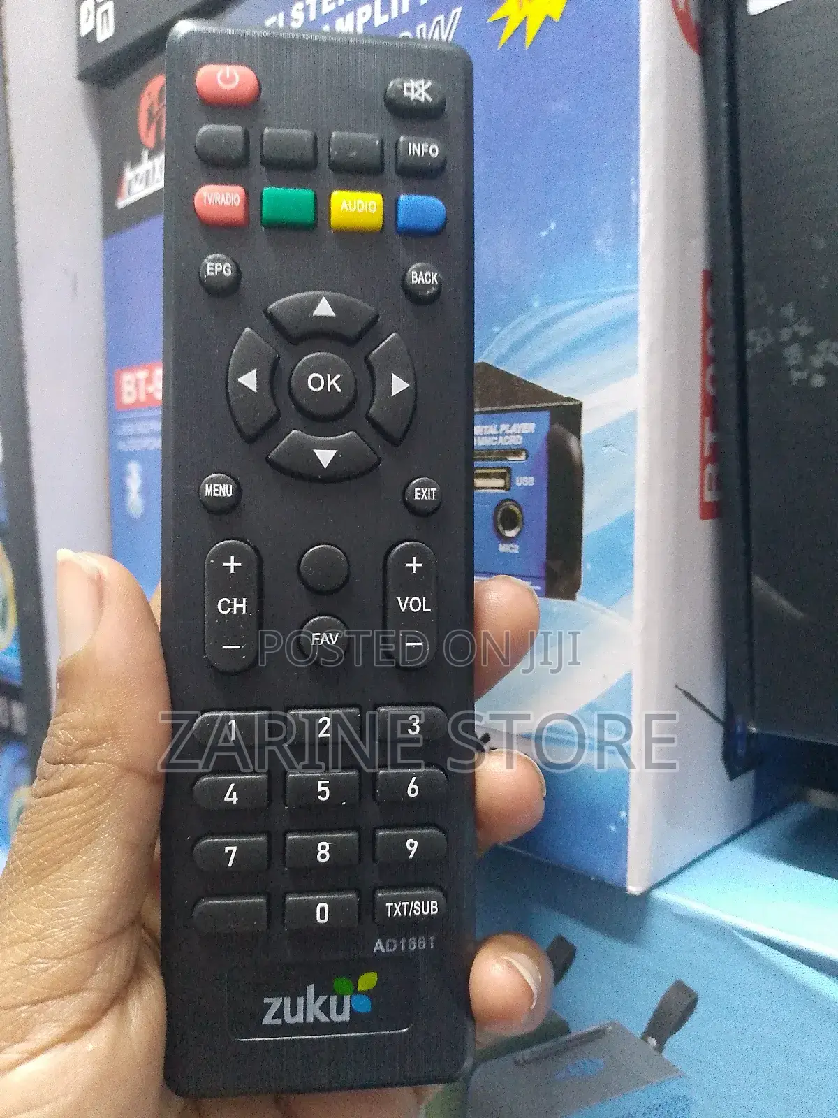 Original Remote Control for Zuku