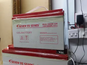 Deep Cycle Gel Battery<>100ah 12v Seven SS Stars Battery