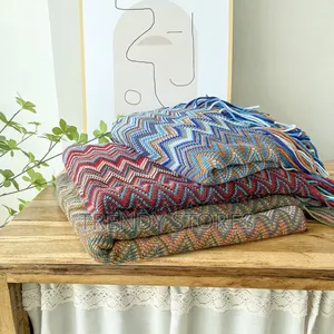 Jacquard Bohemian Throw Blanket