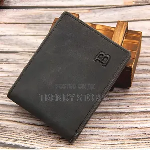 Black Men's Slim Fashion Wallet