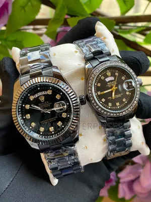 Black Rolex Couples Set