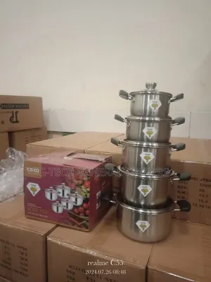 Stainless Steel 10pcs Cookware Set