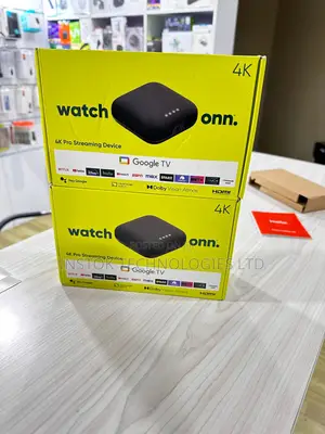 Onn. Google Tv Pro Streaming Device Dolby Vision Atmos