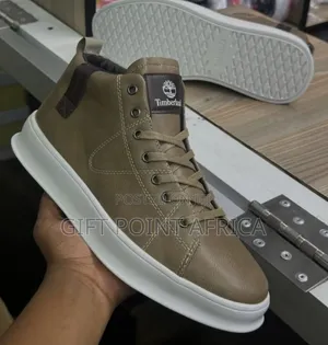 Leather Smart Casual High Cut for Men
