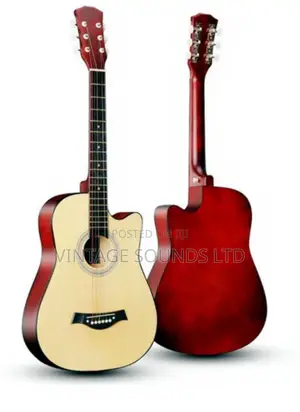 GRIT WOOD PATTERN 38" Wooden Acoustic Guitar