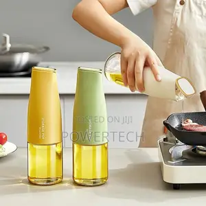 Kitchen Glass Oil Jug Automatic Open Close Non-Drip