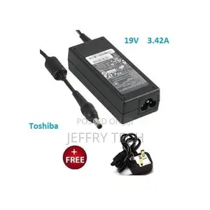 Toshiba Laptop Replacement AC Adapter Charger - 19V, 3.42A