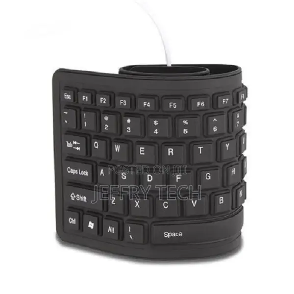 USB Flexible Foldable Soft Touch Silicone Gel Keyboard for P
