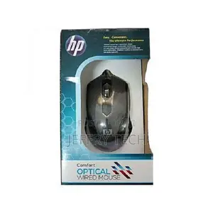Hp Wired Optical Mouse – Black