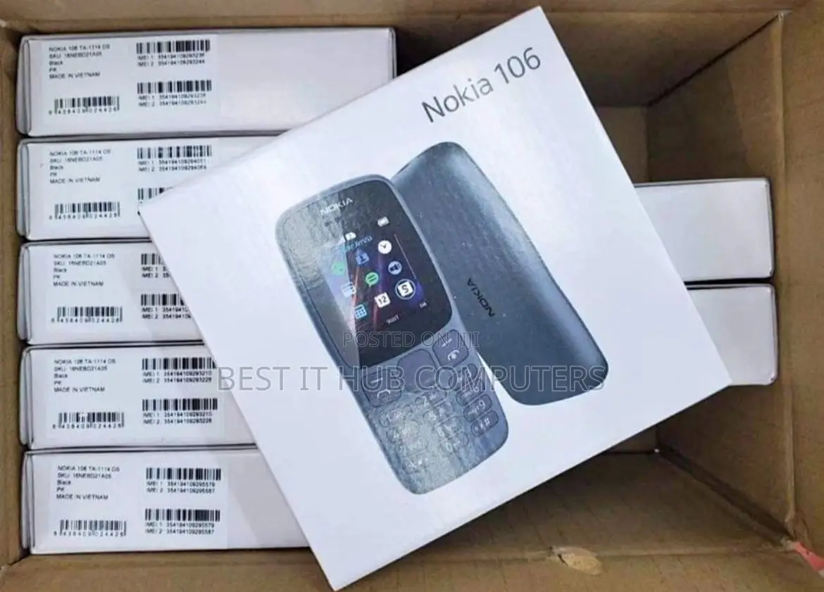New Nokia 106 Black