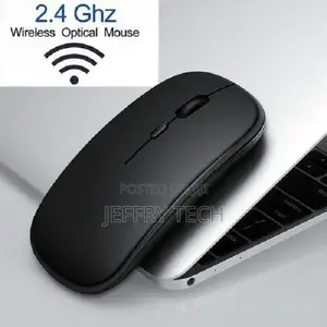 Generic Optical Wireless Rechargeable Mouse Slim -Black