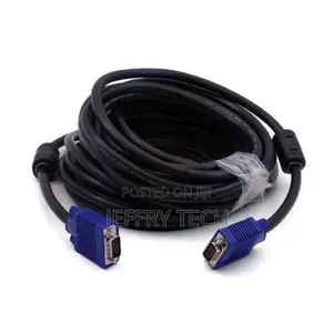 White Label VGA/VGA Cable - 10M - Black