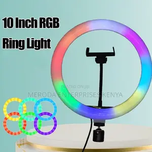 10 Inch RGB Ring Light Photography Lamp Beauty Light