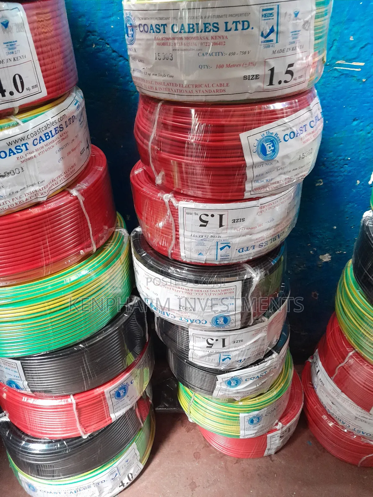 1.5mm Single Core Coast Cables