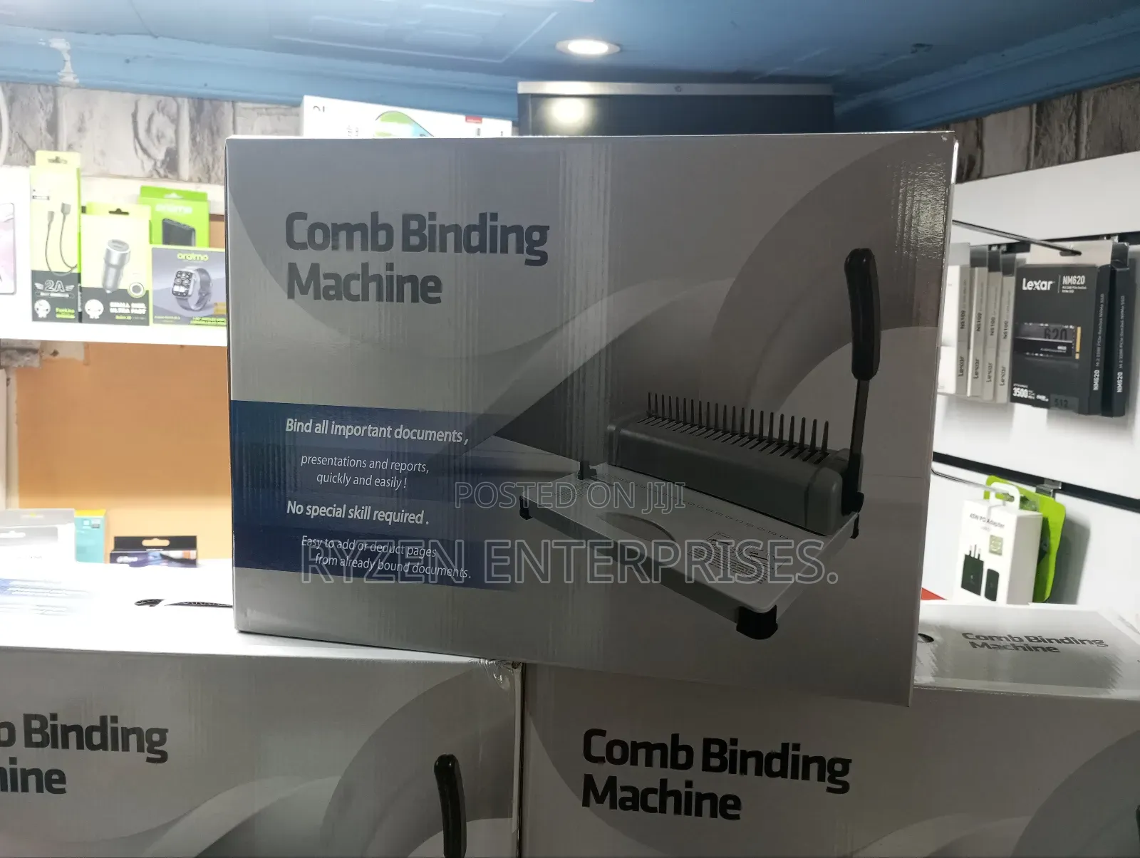 Office Comb Binding Machine